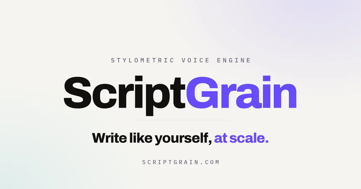 ScriptGrain screenshot 2