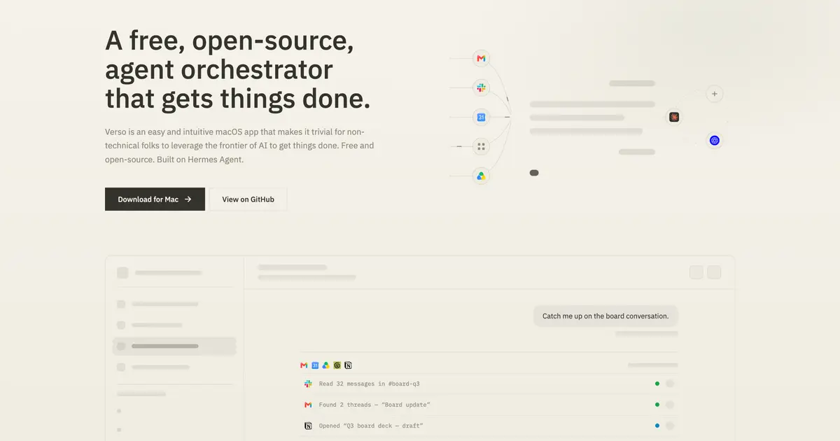 Verso screenshot 1