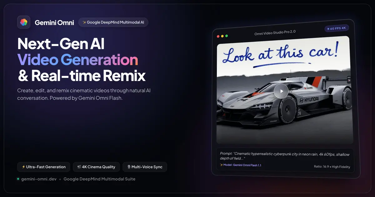 Gemini Omni screenshot 2