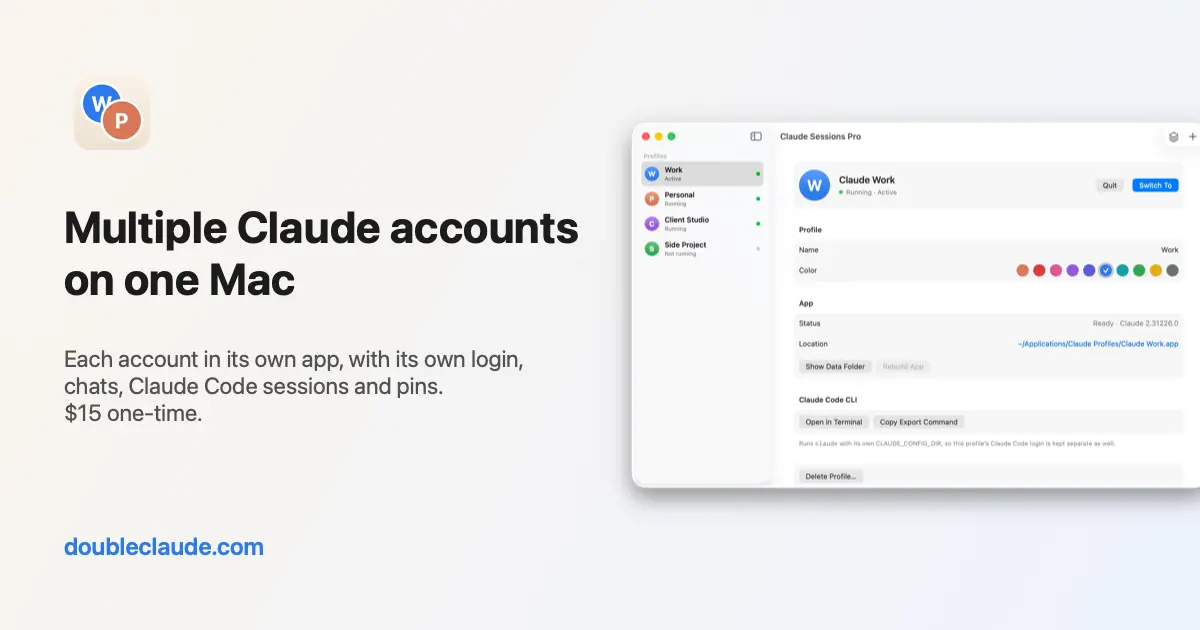 Claude Sessions Pro screenshot 2