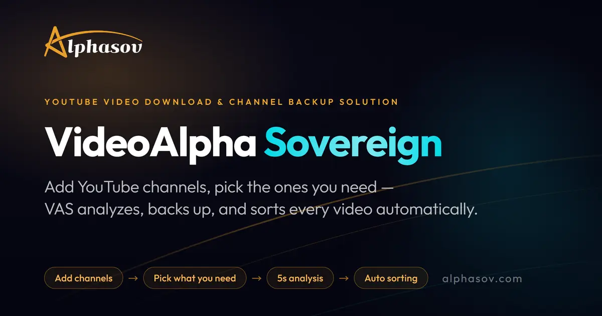 VideoAlpha Sovereign screenshot 2