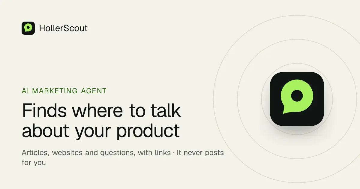 HollerScout screenshot 1