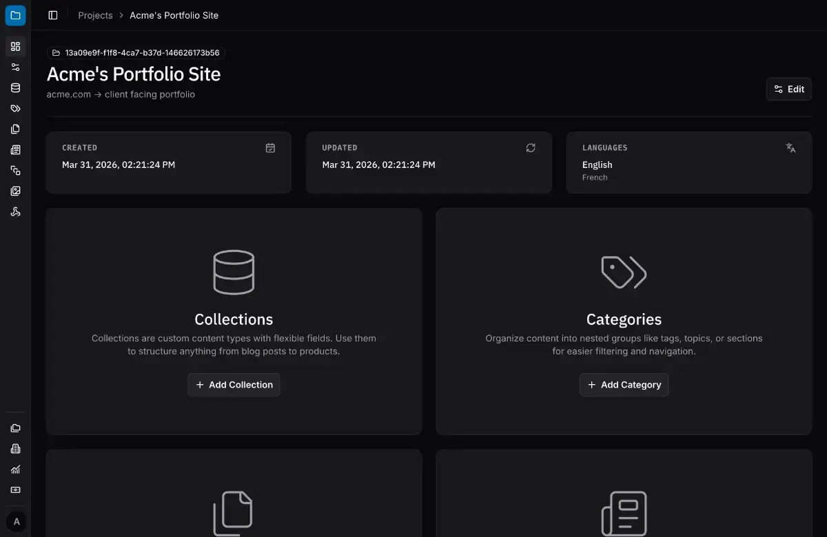 Adapto CMS screenshot 3