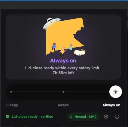 AfterLid screenshot 2