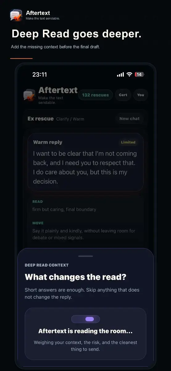 Aftertext screenshot 2