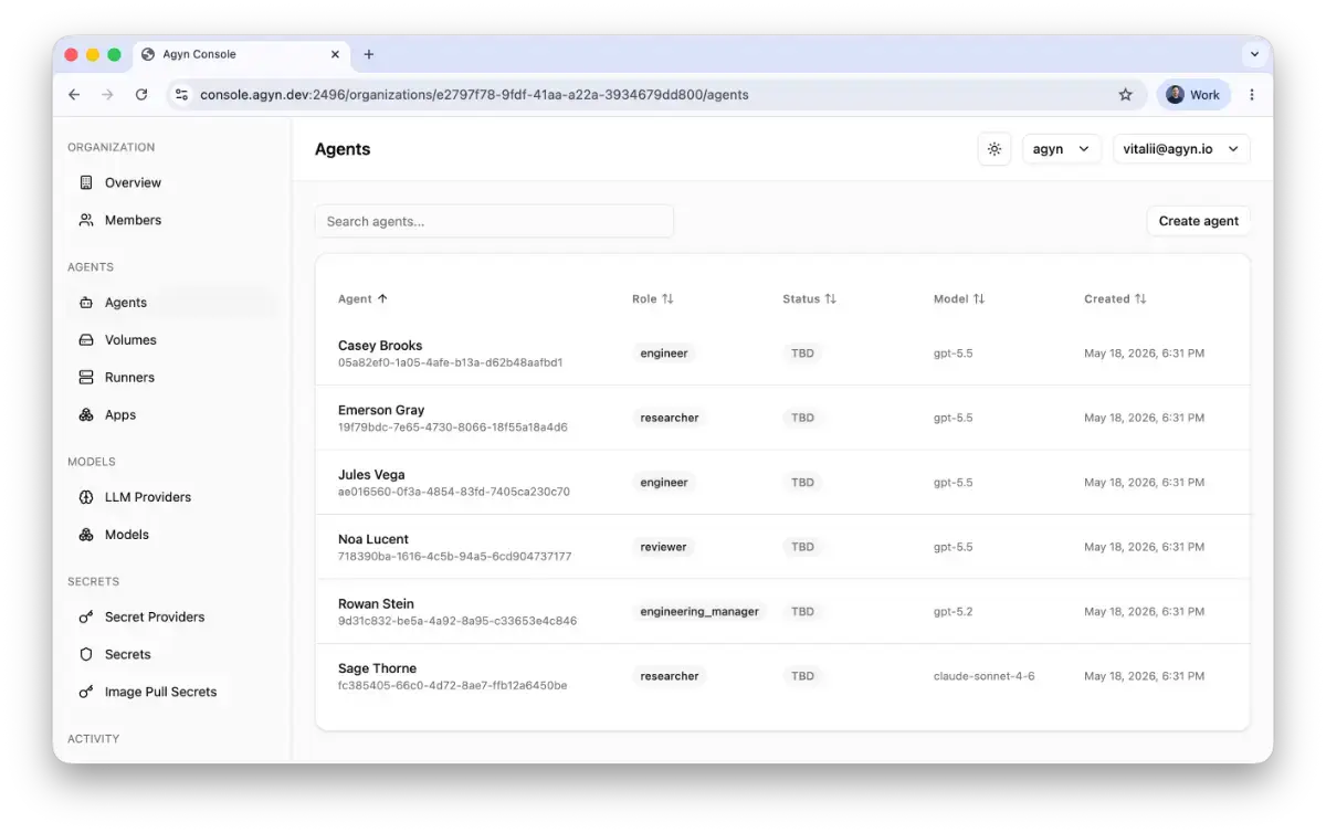 Agyn screenshot 2