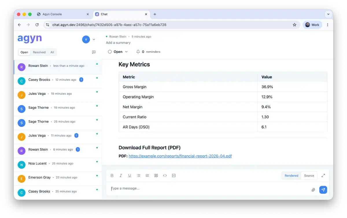 Agyn screenshot 3