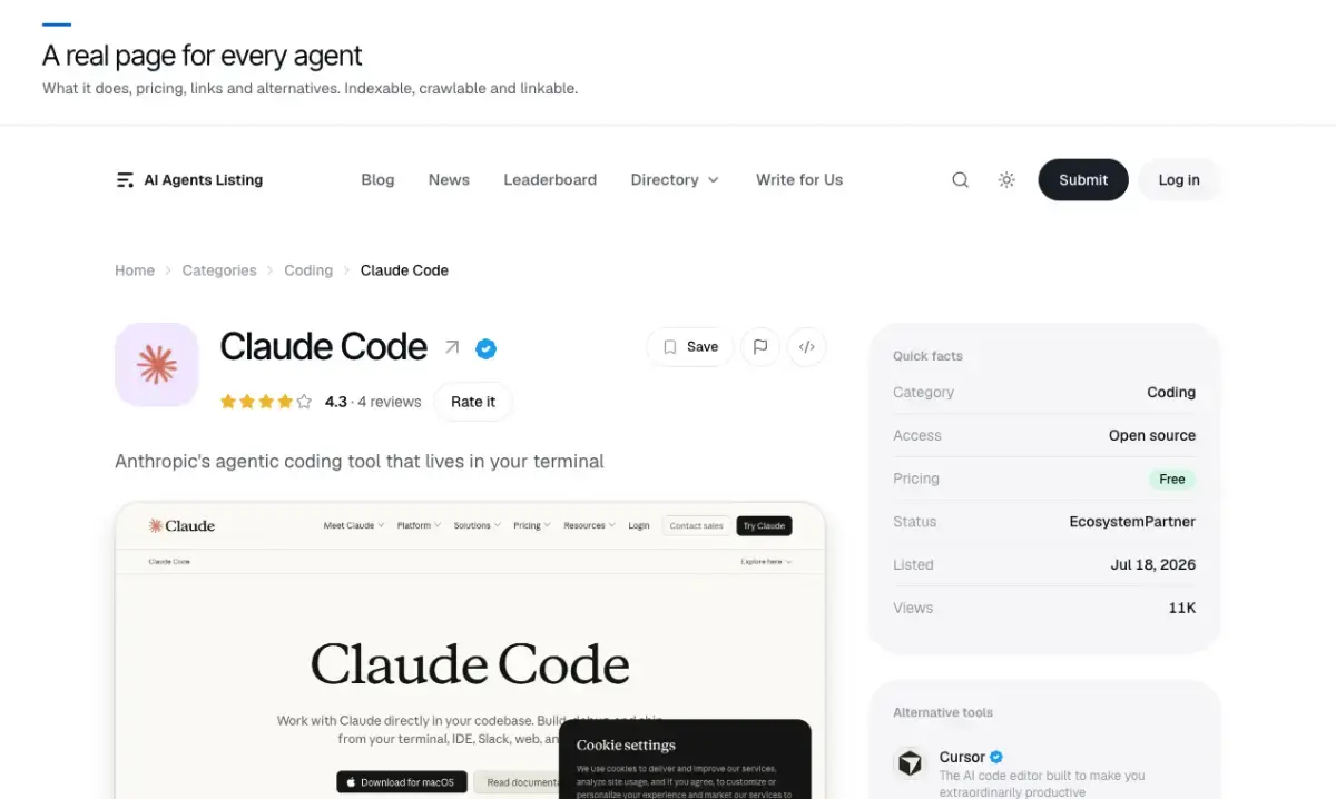 AI Agents Listing screenshot 3