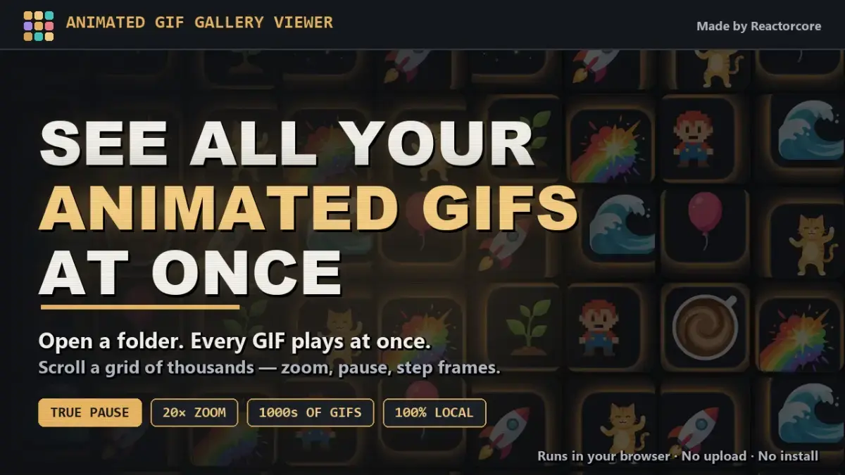 Animated GIF Gallery Viewer screenshot 2