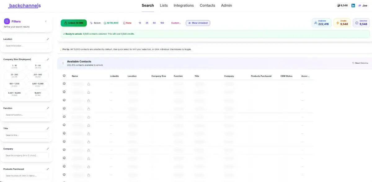 Backchannels screenshot 4