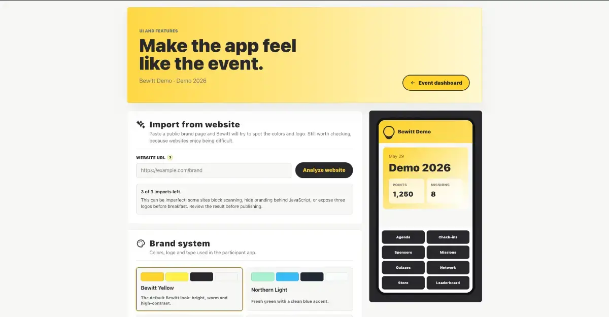Bewitt screenshot 2