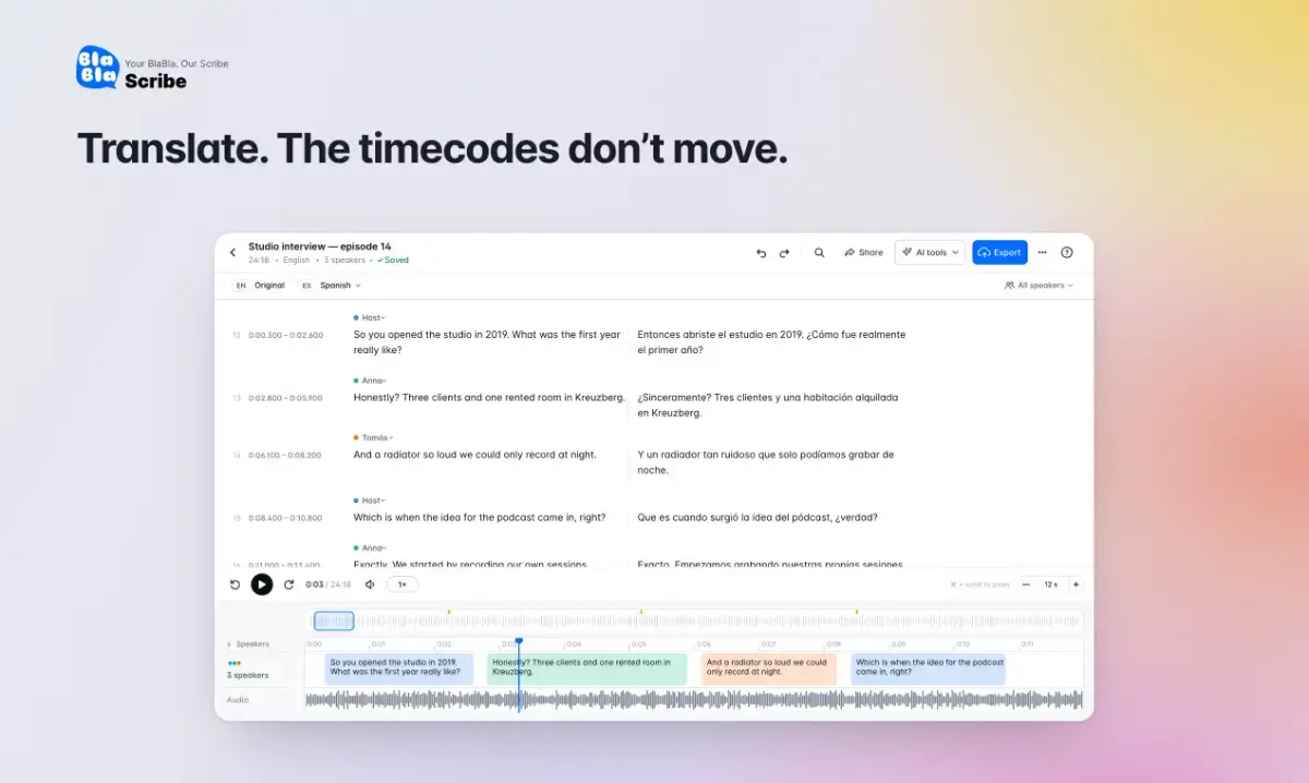 BlaBlaScribe screenshot 4