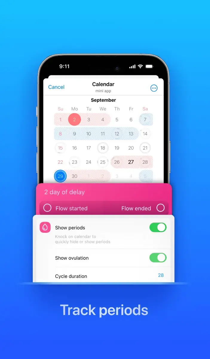 Calendar screenshot 3