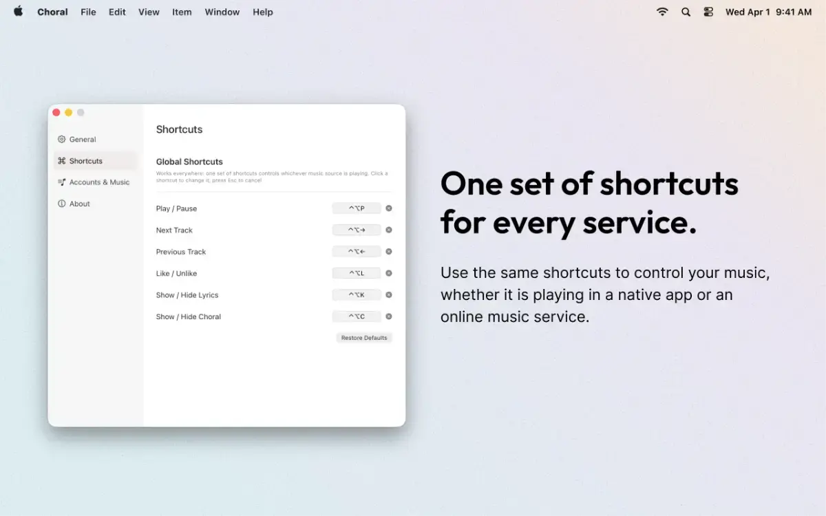 Choral screenshot 3