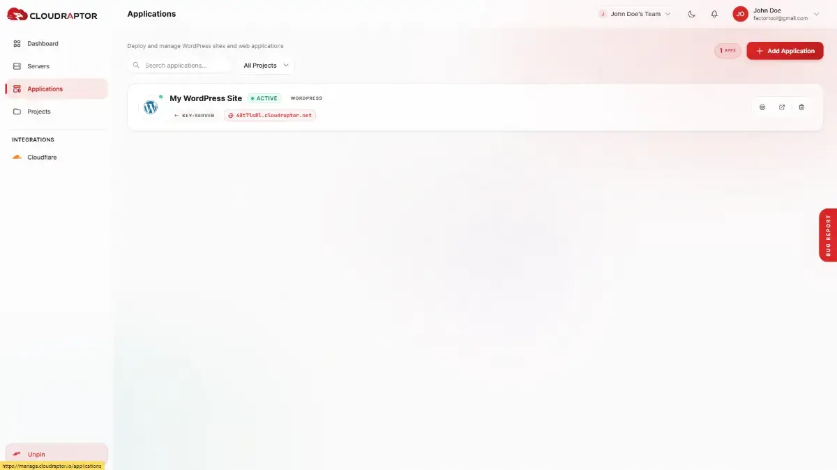 CloudRaptor screenshot 4