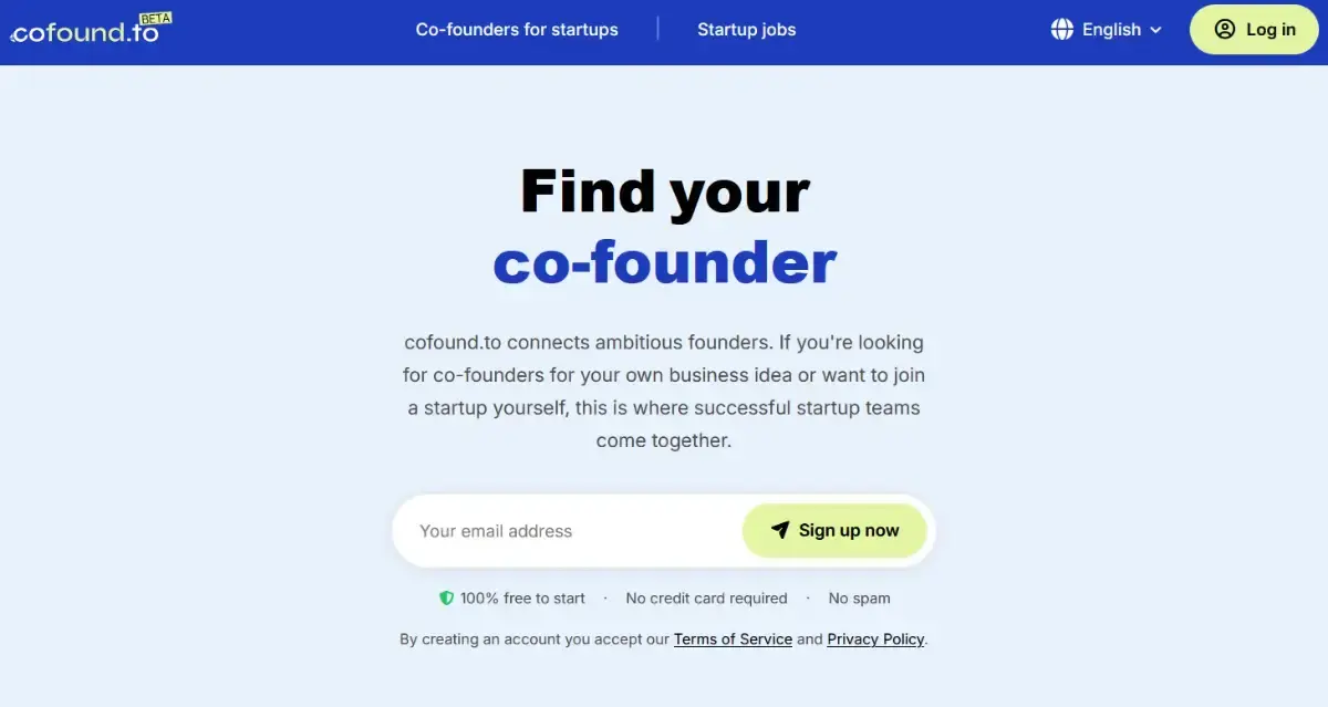 cofound.to screenshot 1
