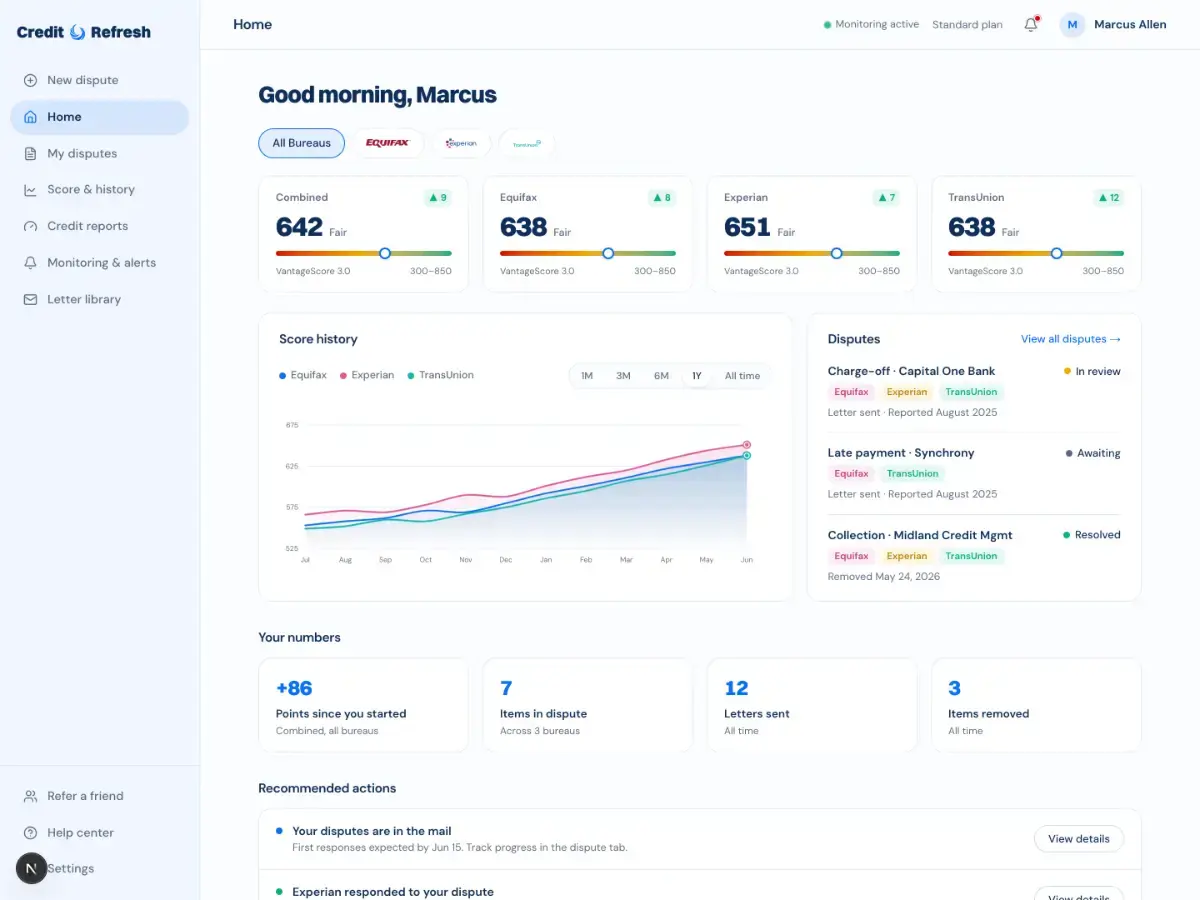 Creditrefresh screenshot 3