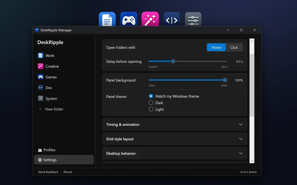 DeskRipple screenshot 4