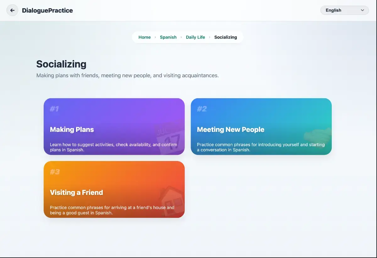 DialoguePractice screenshot 3