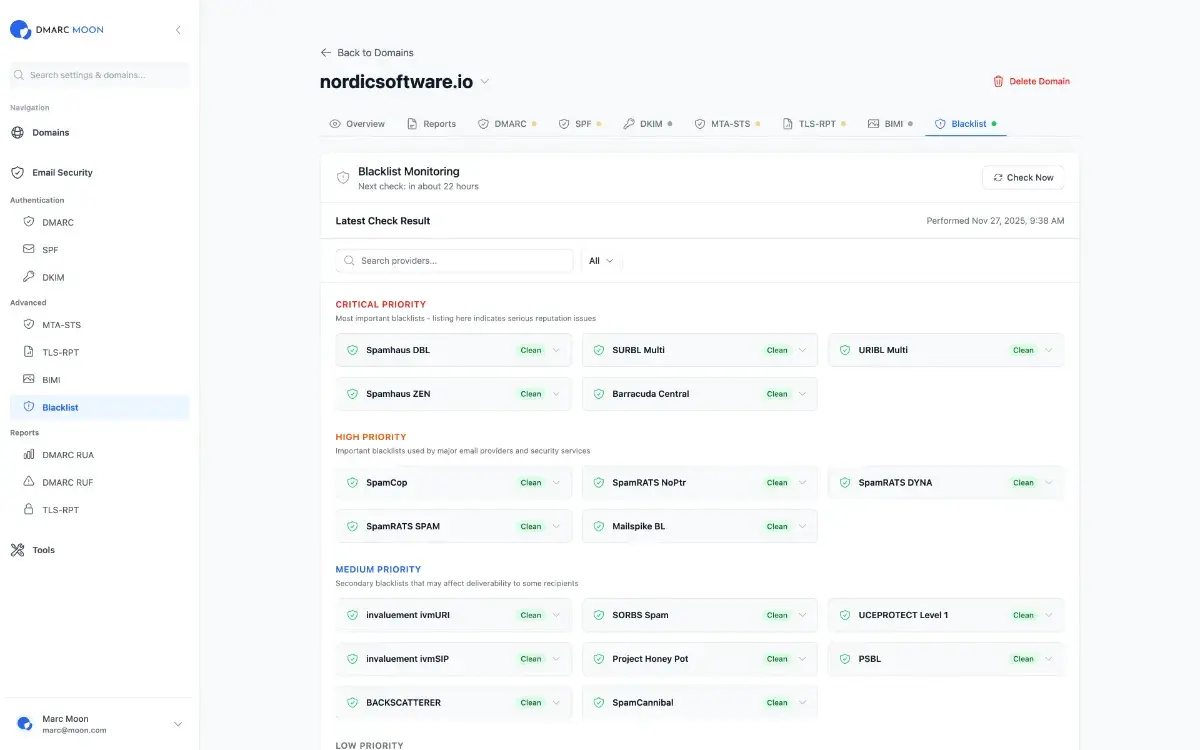 DMARC Moon screenshot 2