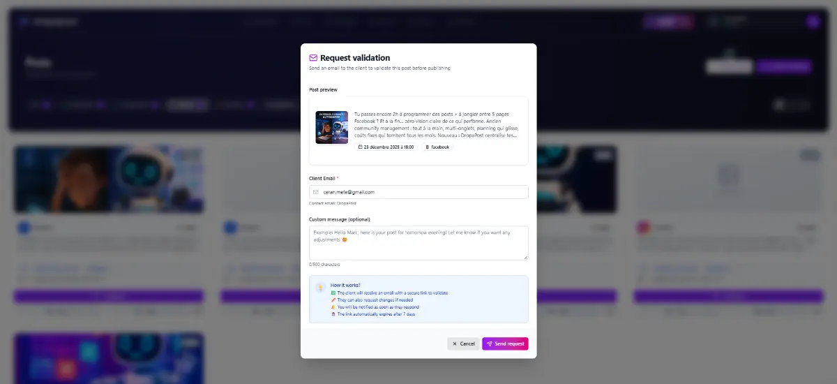 Dropapost - AI Social Media Manager screenshot 3