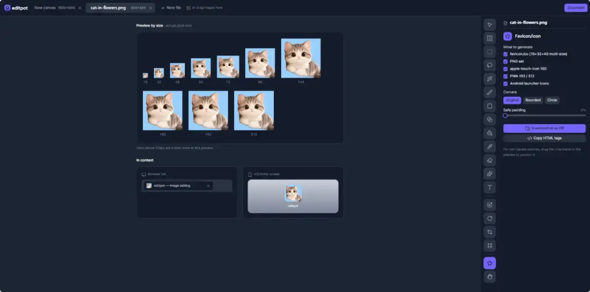 editpot screenshot 2