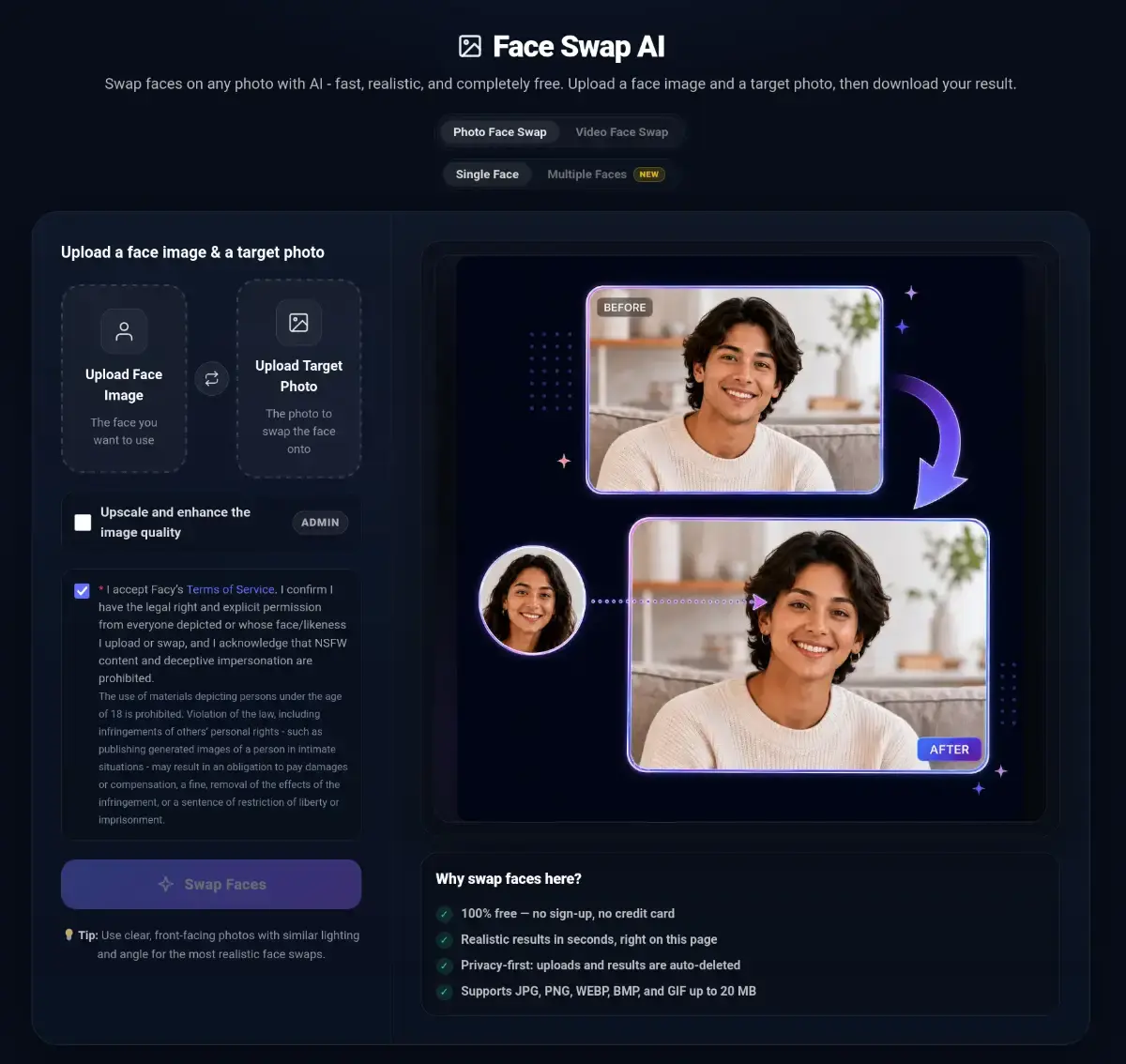 Facy AI Face Swap screenshot 2