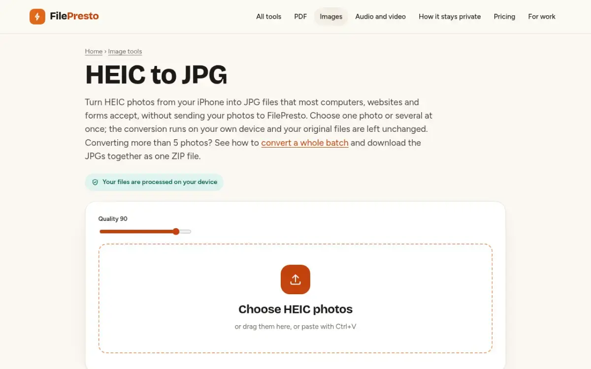 FilePresto screenshot 2