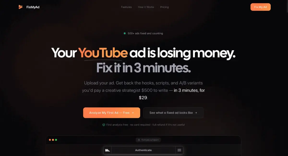 FixMyAd screenshot 2