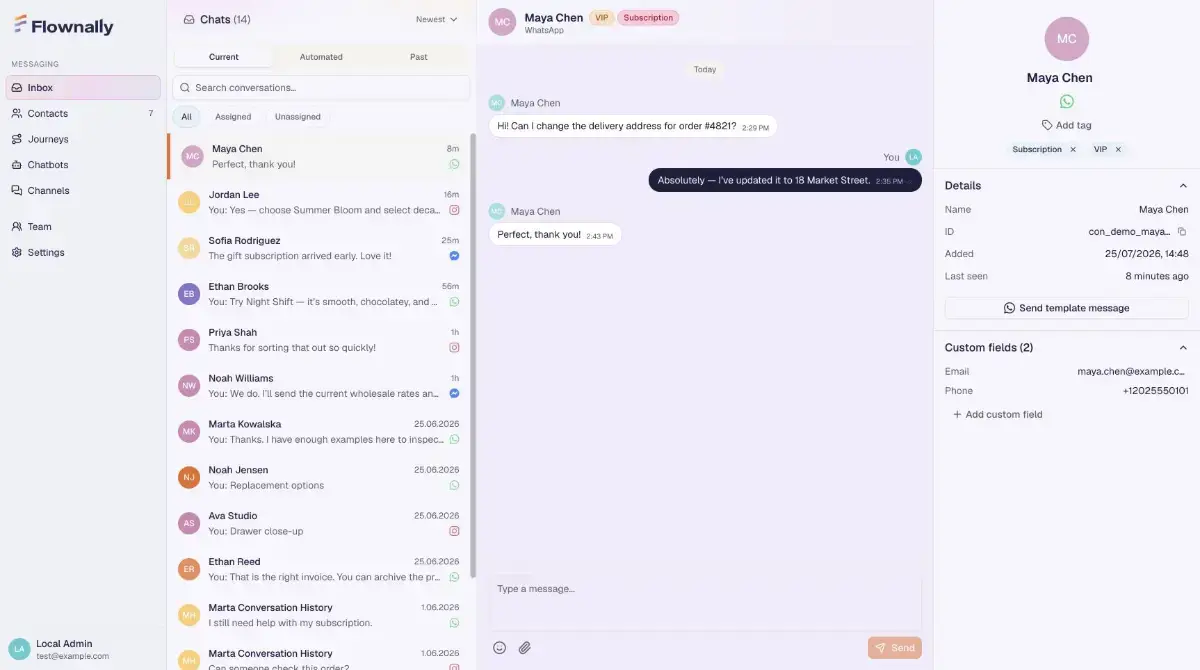 Flownally screenshot 2