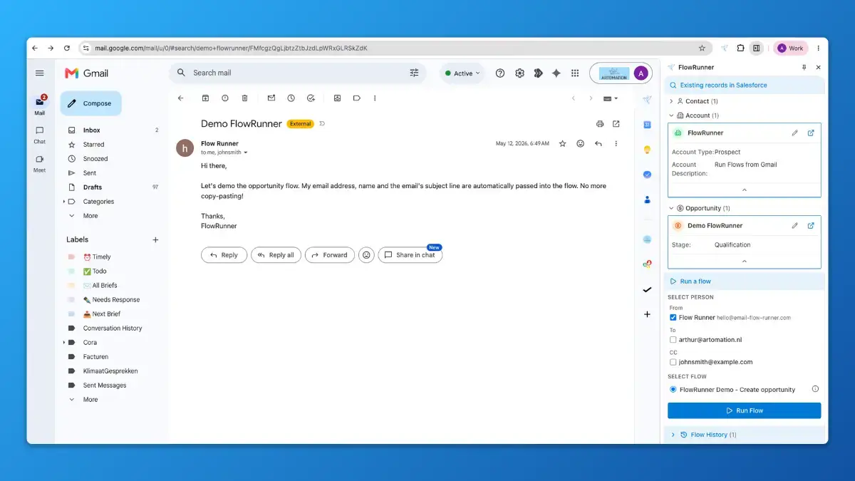 FlowRunner screenshot 2