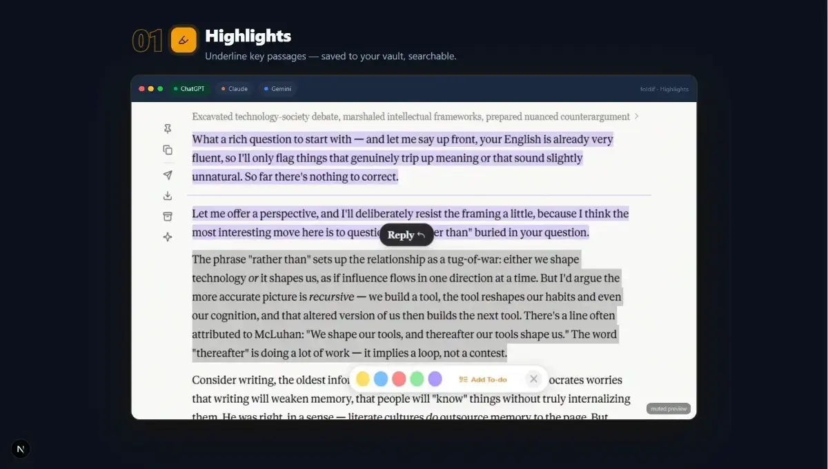 Foldif screenshot 2