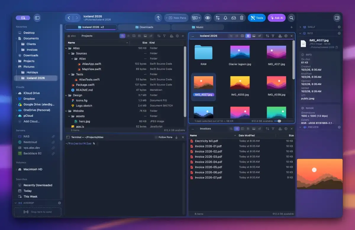 Folia Files screenshot 2