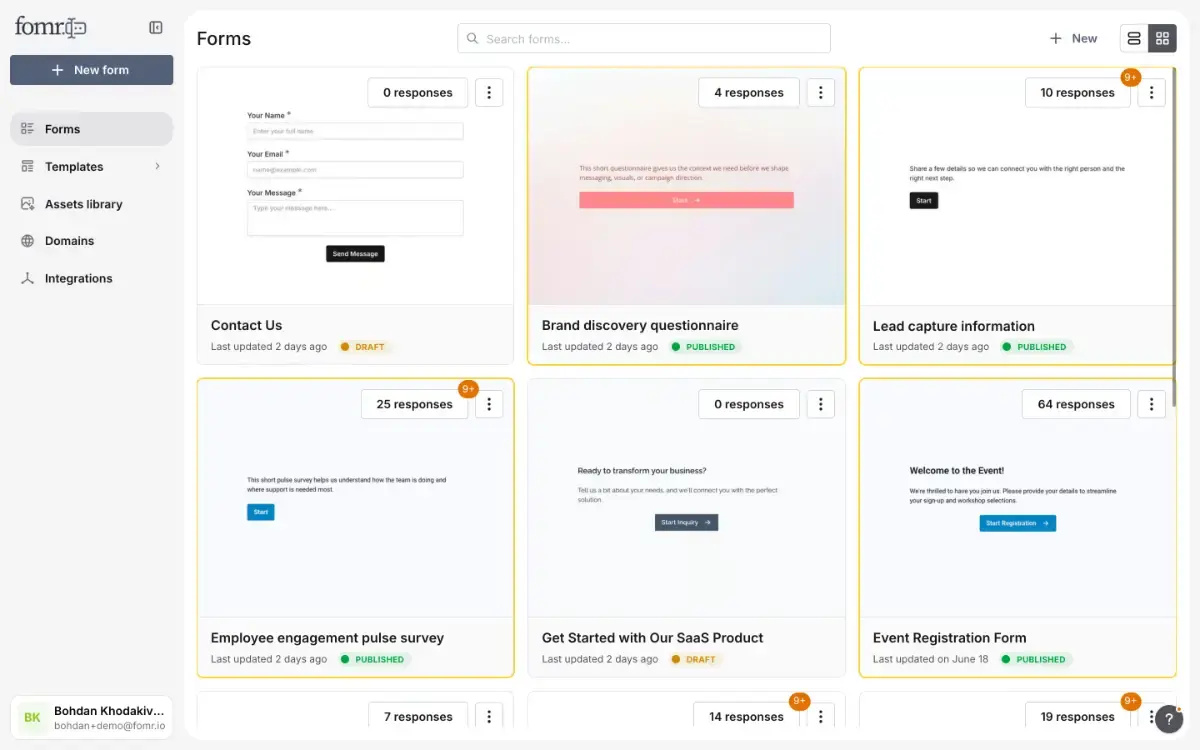 Fomr screenshot 2