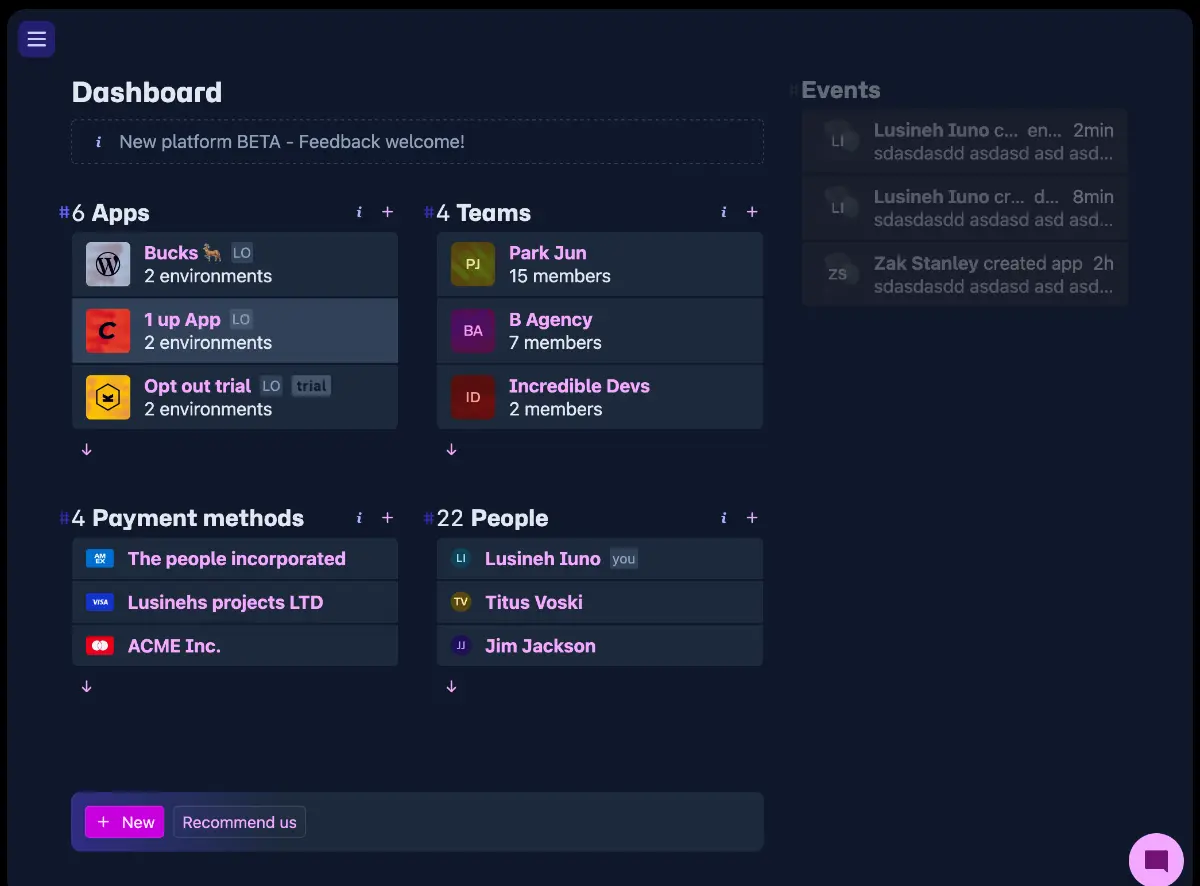 fortrabbit screenshot 2
