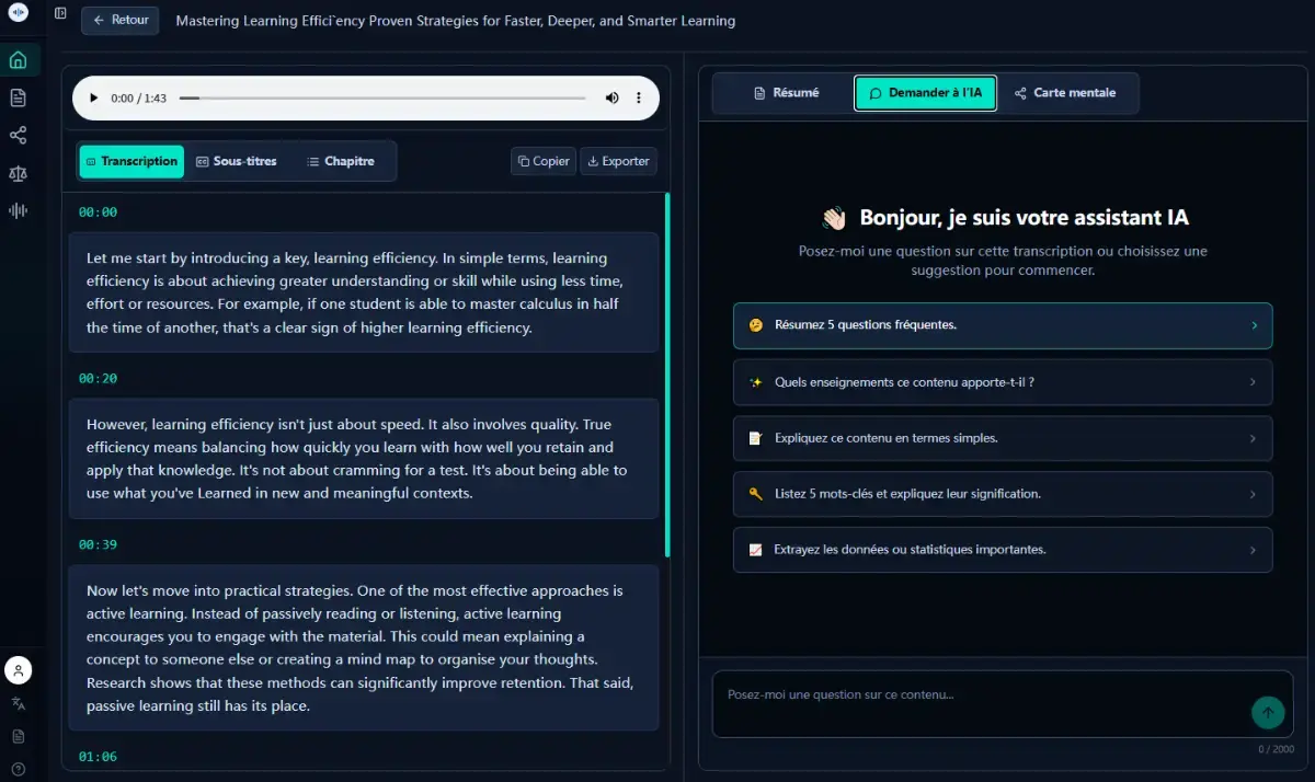 Free AI Transcriber DeVoice screenshot 2