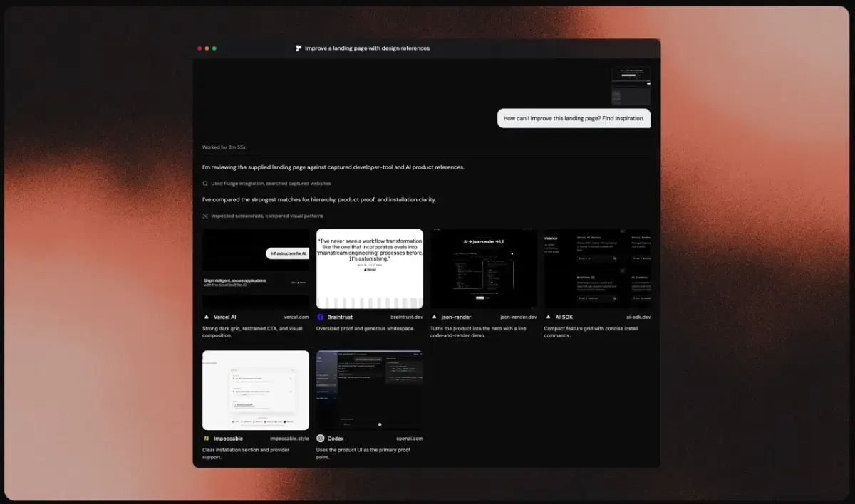 Fudge Design MCP screenshot 3