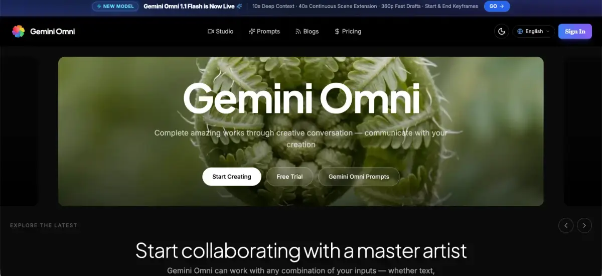 Gemini Omni screenshot 1