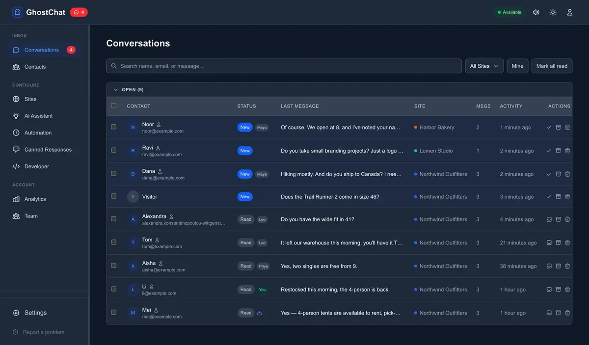 GhostChat screenshot 3