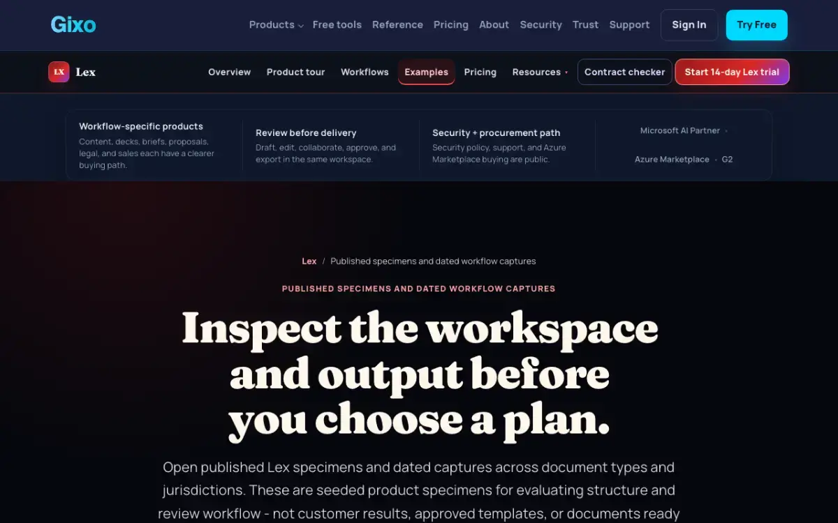 Gixo Lex screenshot 3