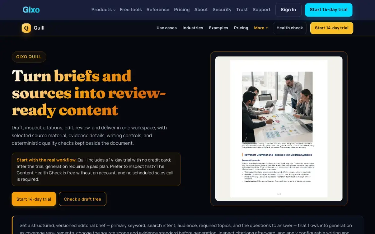 Gixo Quill screenshot 2