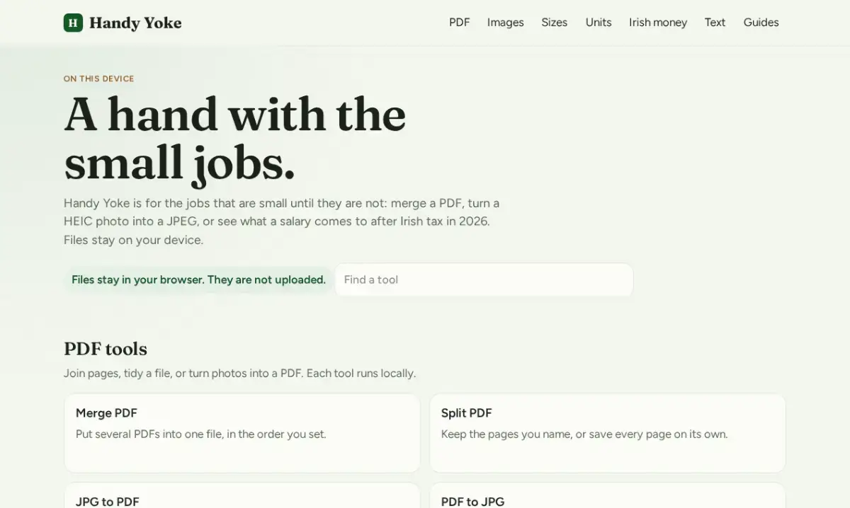 Handy Yoke screenshot 3