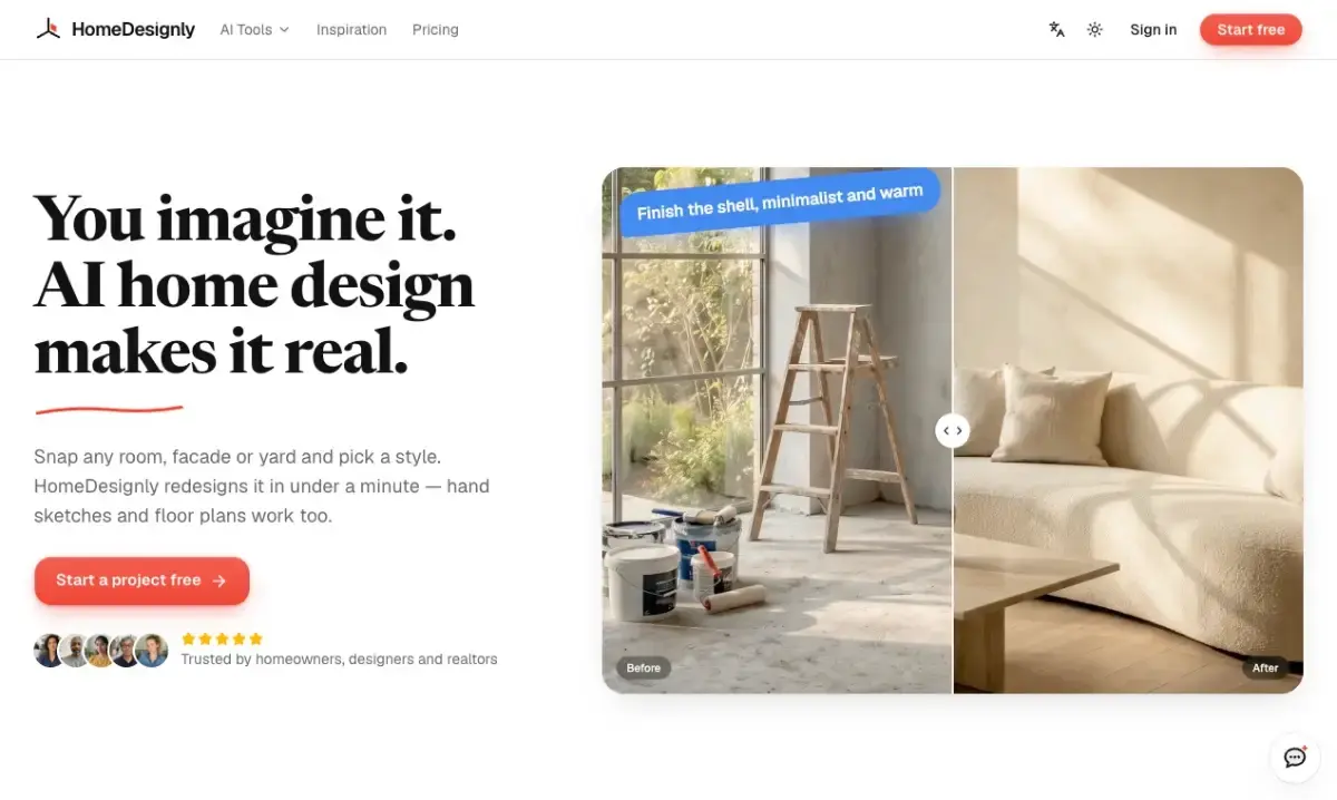 HomeDesignly screenshot 2