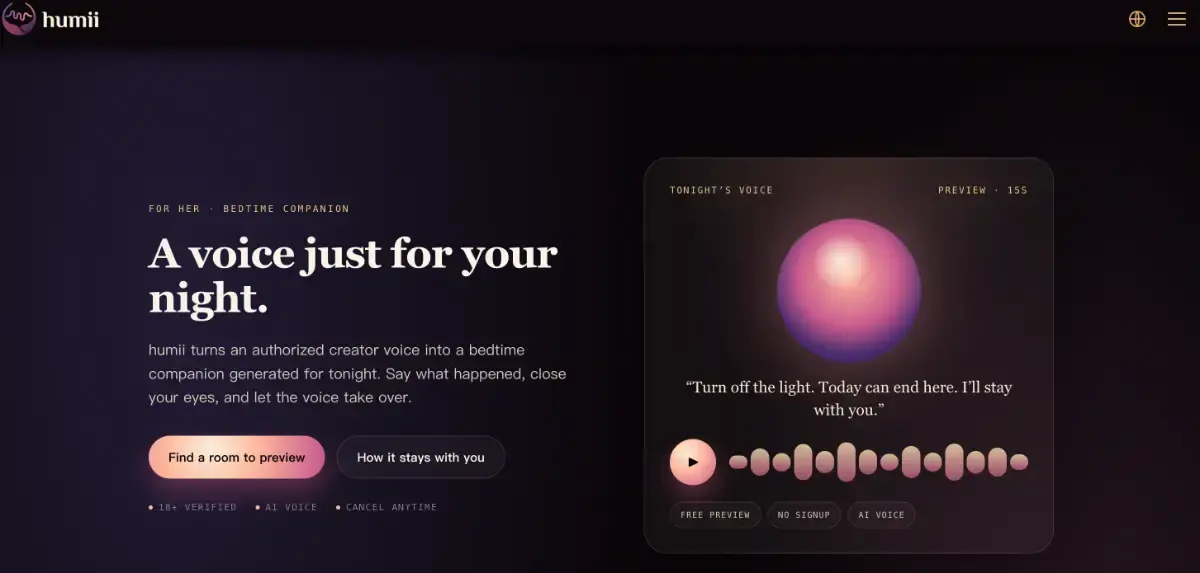 Humii App screenshot 2