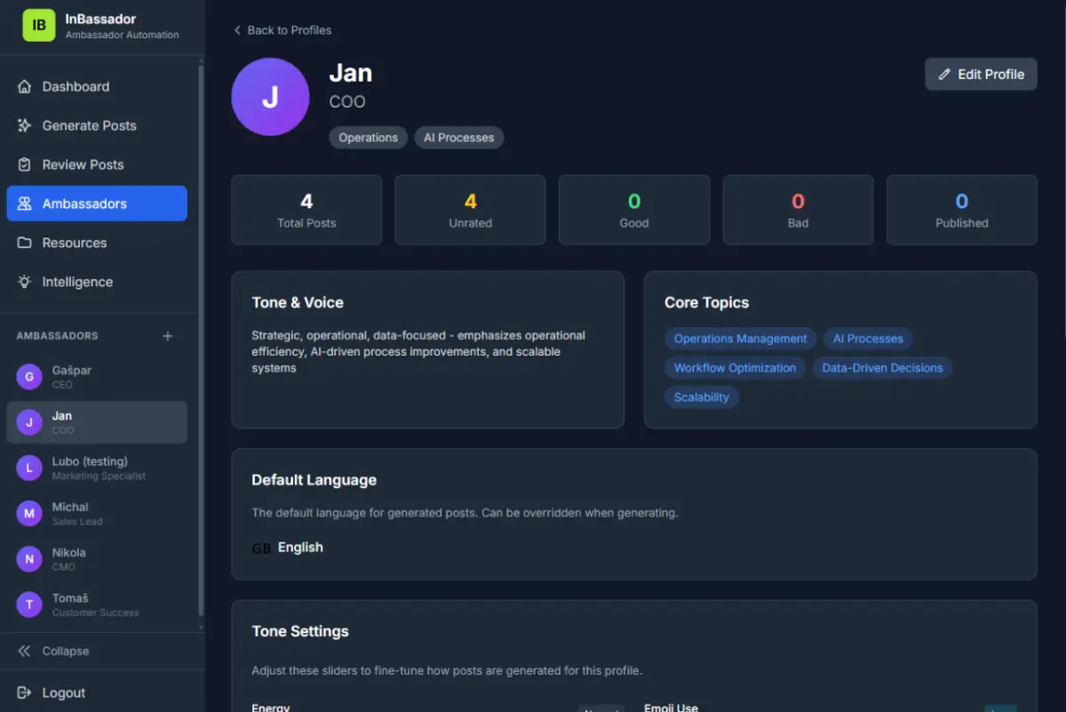 InBassador screenshot 3