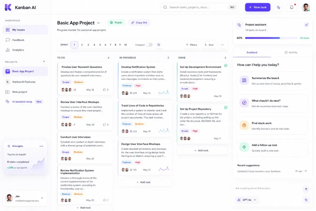 Kanban AI screenshot 2