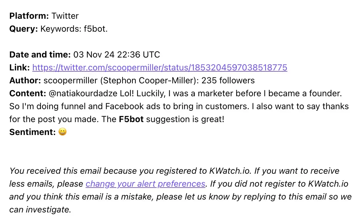 KWatch screenshot 2