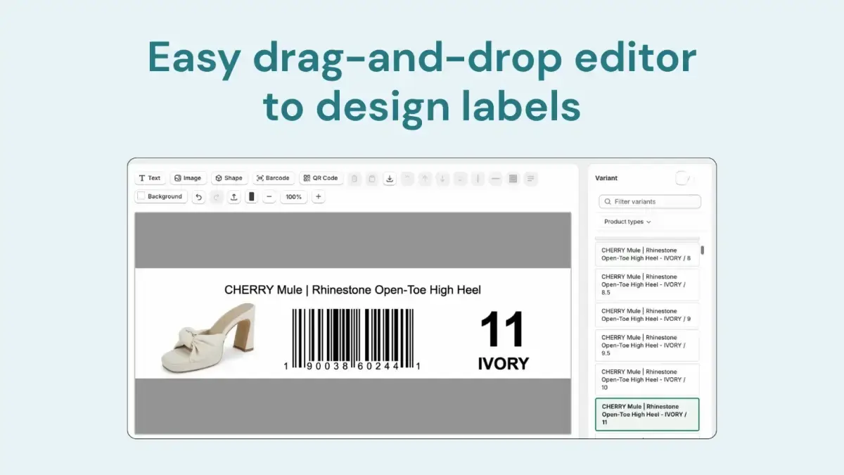Label Wizard screenshot 2
