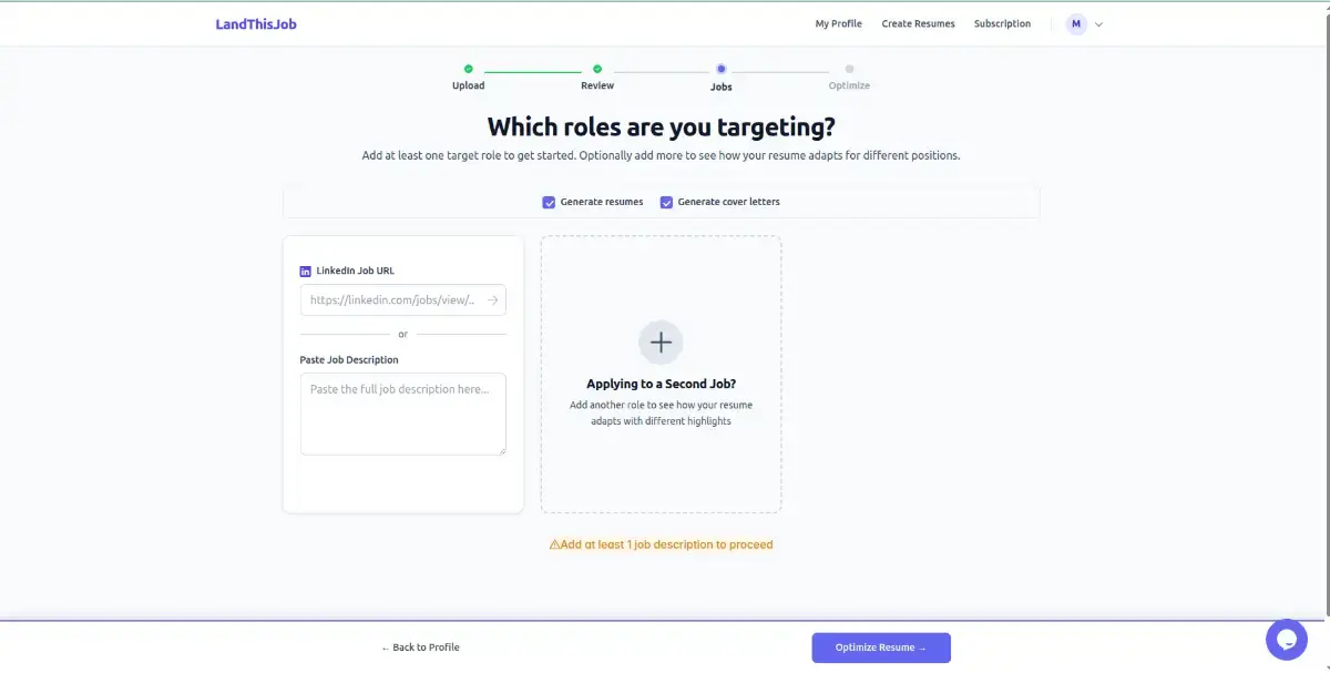 LandThisJob screenshot 3