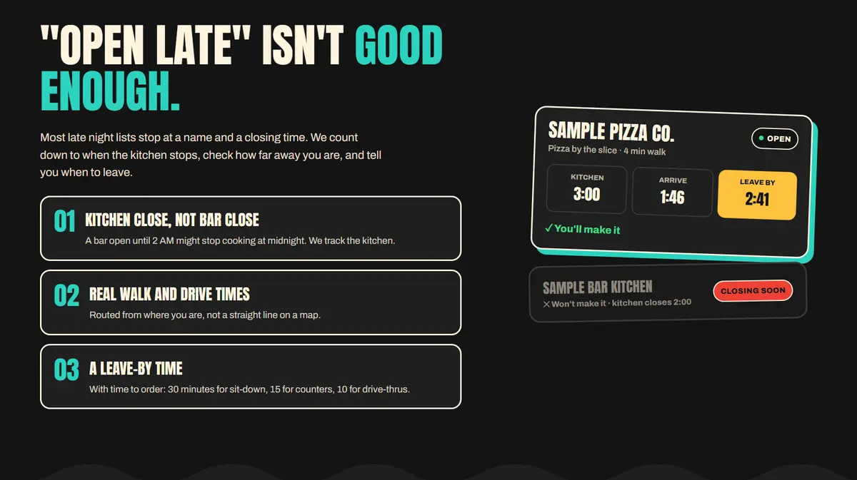 Late Night Food Spots screenshot 2